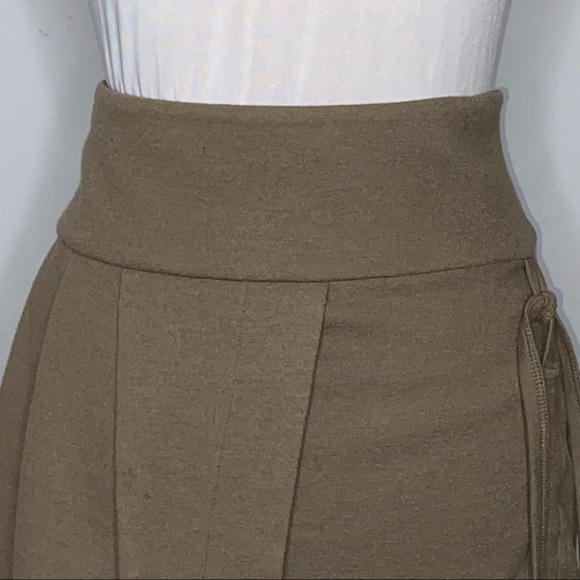 Karl Lagerfeld Wool Mini Ruched Skirt Women’s 4 Fall Christmas Holiday Gift - Picture 6 of 11
